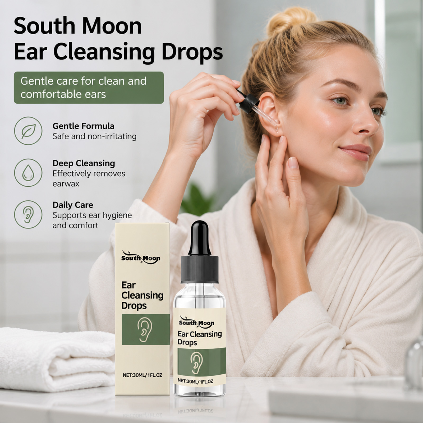 Ear Cleansing Drops Gentle Ear - огляд і ціна Ear Wax Remover