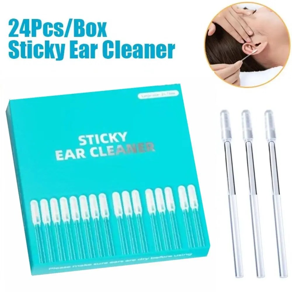 24Pcs Sticky Ear Wax Remover S - огляд і ціна Ear Wax Remover