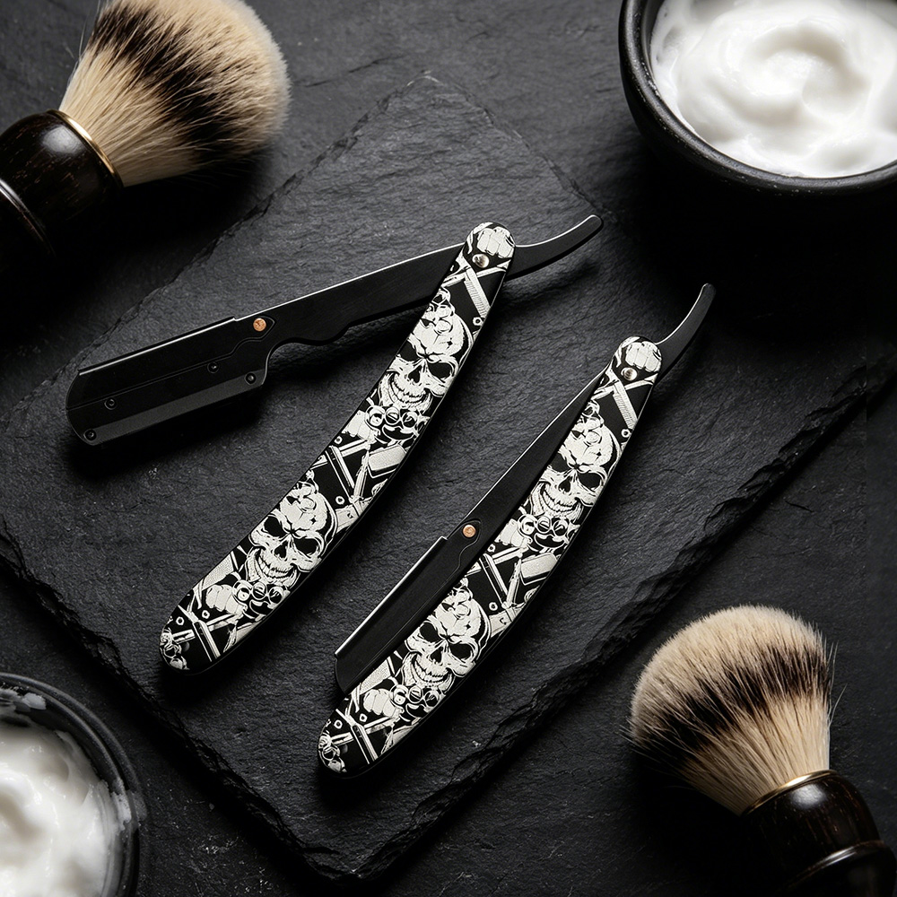 Vintage Skull Art Print Handle - огляд і ціна Men'S Grooming Eyebrow Trimming