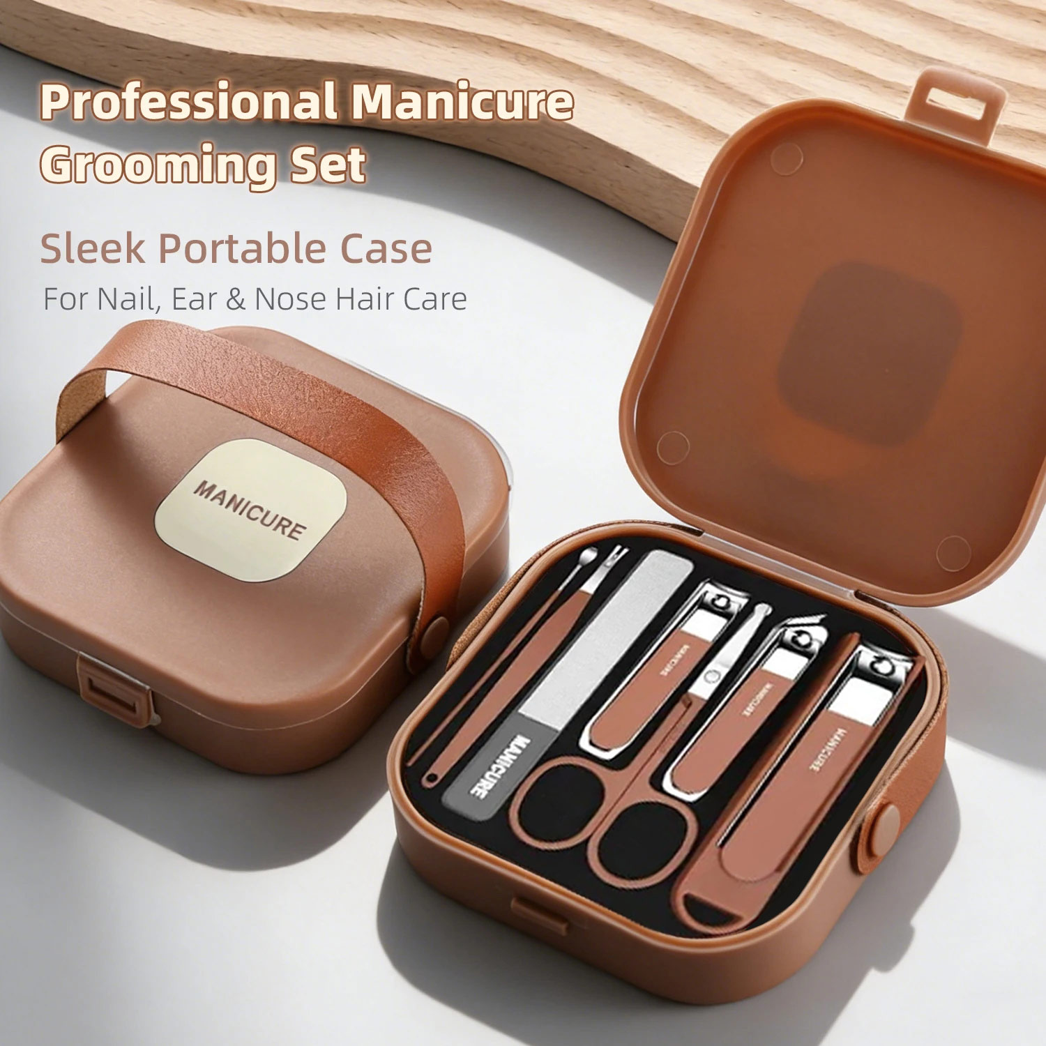 Nail Care Kit Anti-Splatter Ma - огляд і ціна Mens Grooming Kit Case