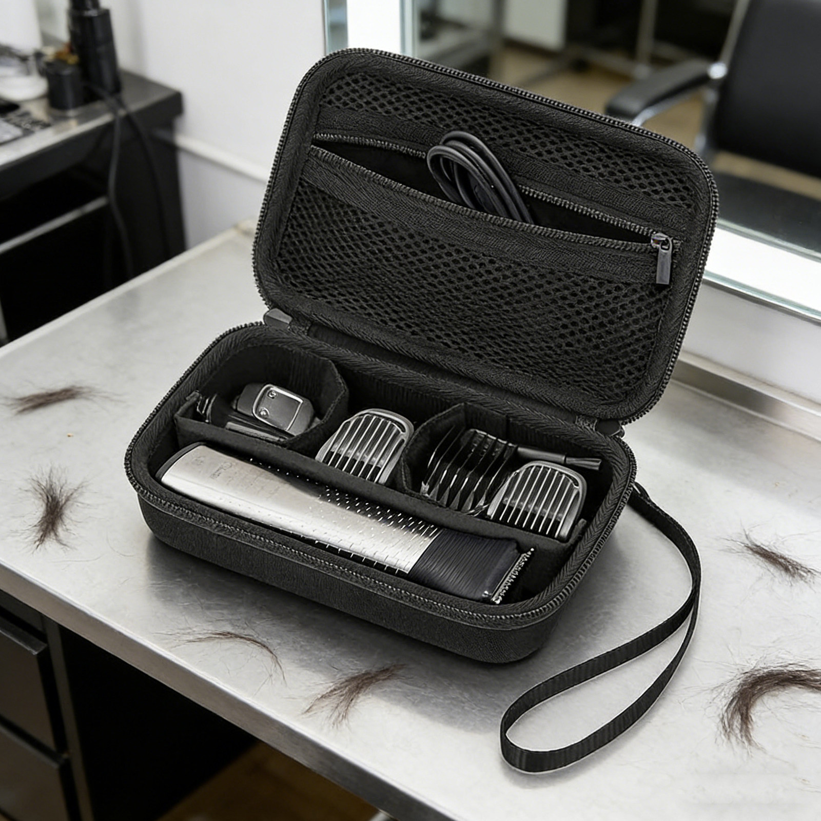 Electric Razor Travel Bag Hard - огляд і ціна Men'S Grooming Organizer