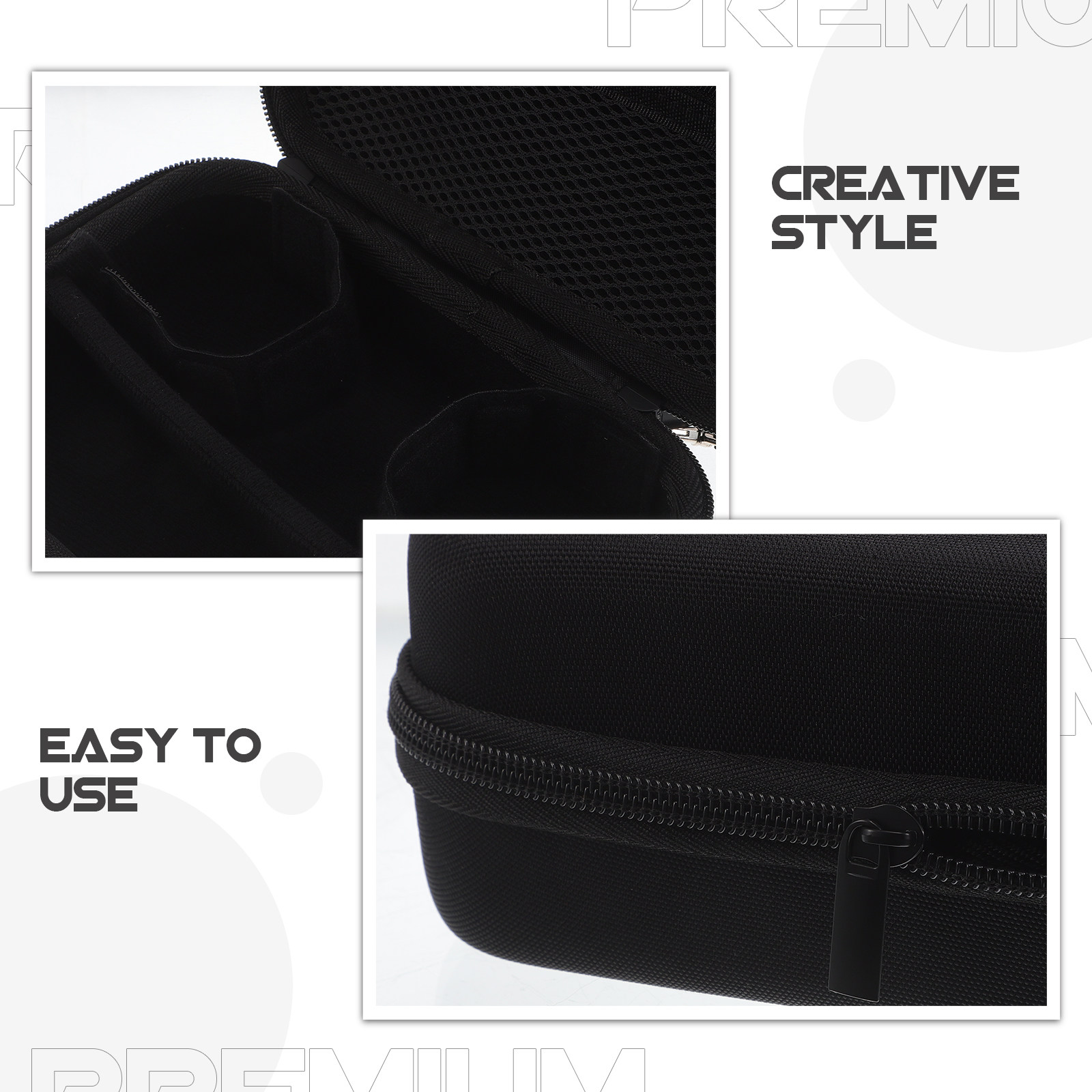 Electric Razor Travel Bag Hard - огляд і ціна Men'S Grooming Organizer