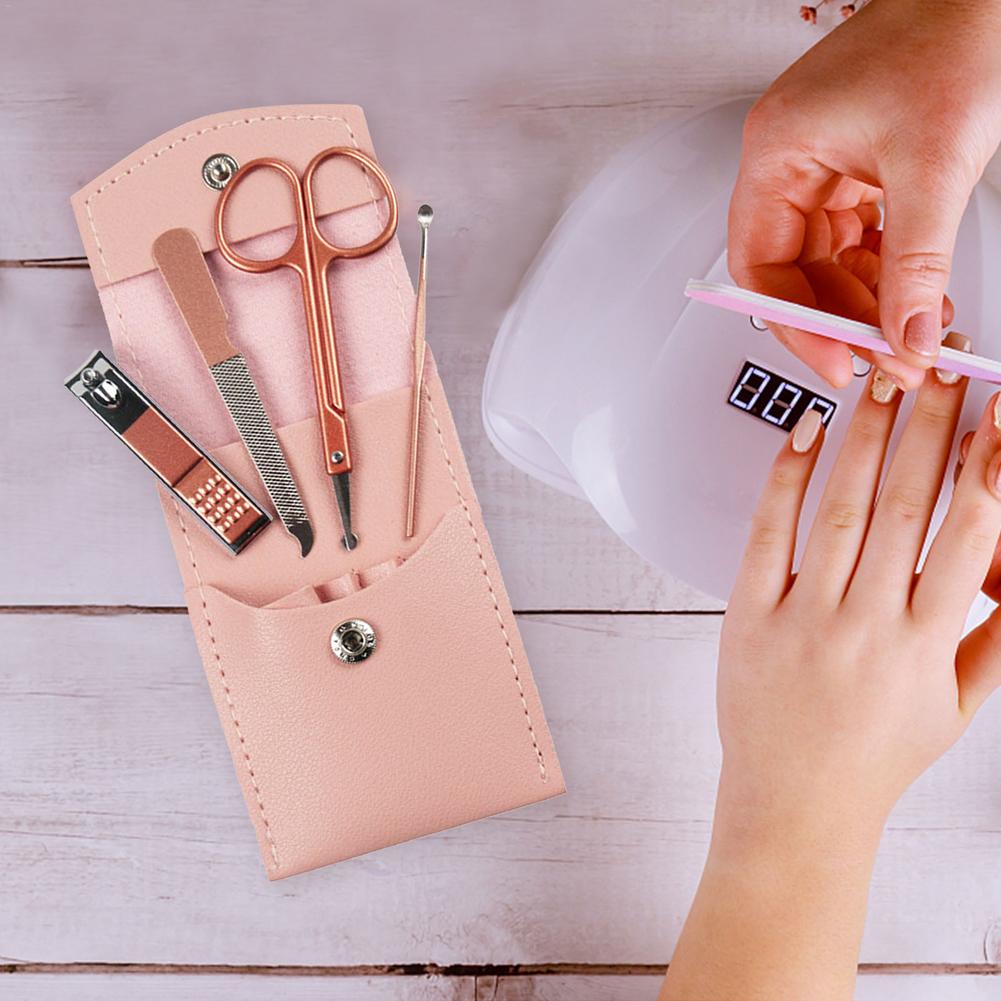 Travel Mini Manicure Set Nail  - огляд і ціна Mens Grooming Kit Case
