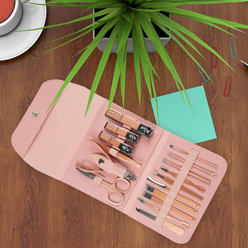 Travel Mini Manicure Set Nail  - огляд і ціна Mens Grooming Kit Case